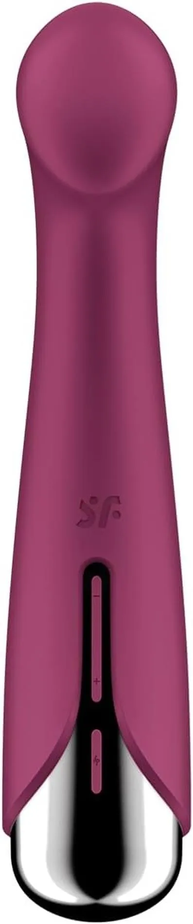Вибратор Satisfyer Spinning G-Spot 1, 16,5 см (бордовый)