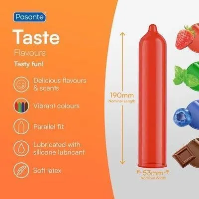 Презервативи Pasante Strawberry Crush, 144 шт