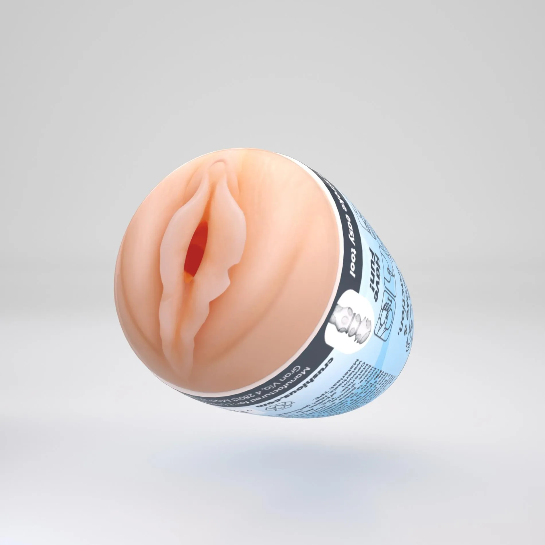 Crushious Ezy Egg The Lover - Masturbator jajko, W kolorze cielistym, 8.7 cm