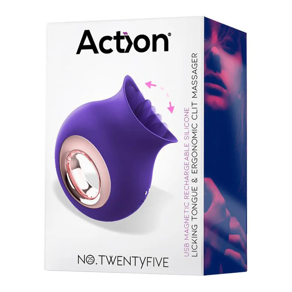 Вібратор для клітора Action No.Twentyfive, 9,4 см (фіолетовий)