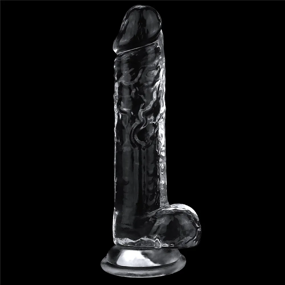 Lovetoy Flawless Clear Dildo 7.5 - Dildo, Przezroczysty, 19 cm