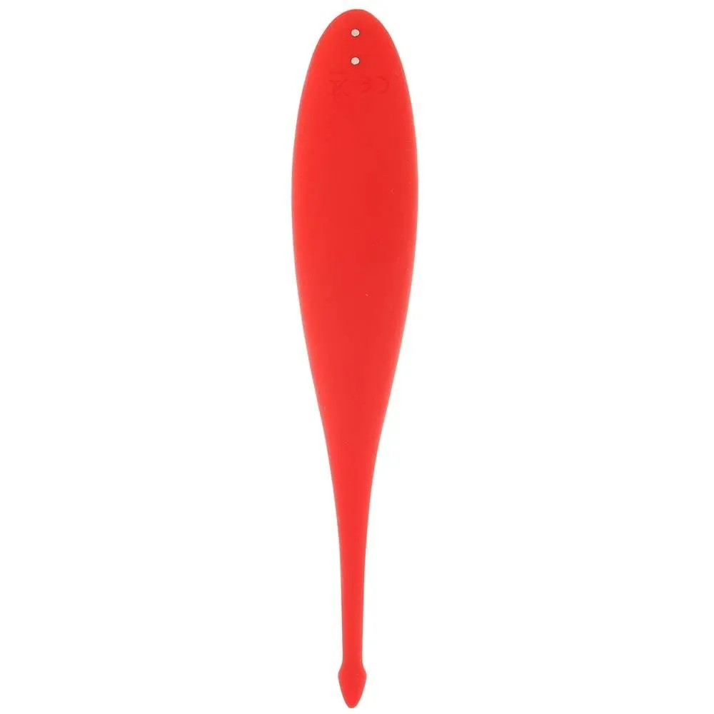 Вібратор для клітора Satisfyer Twirling Fun, 17.5 см (червоний)