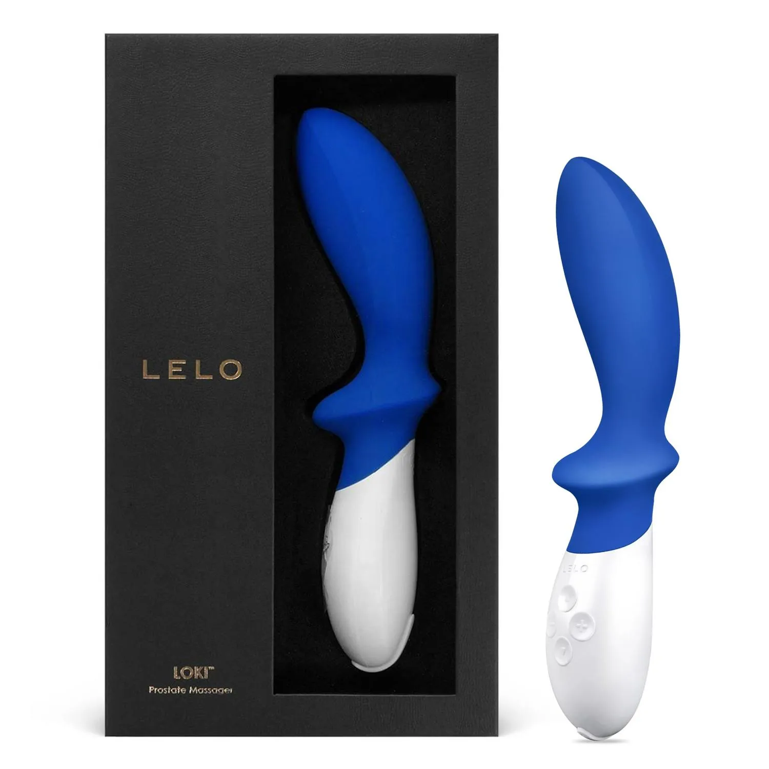 Стимулятор простаты Lelo Loki, 19,6 см (синий)