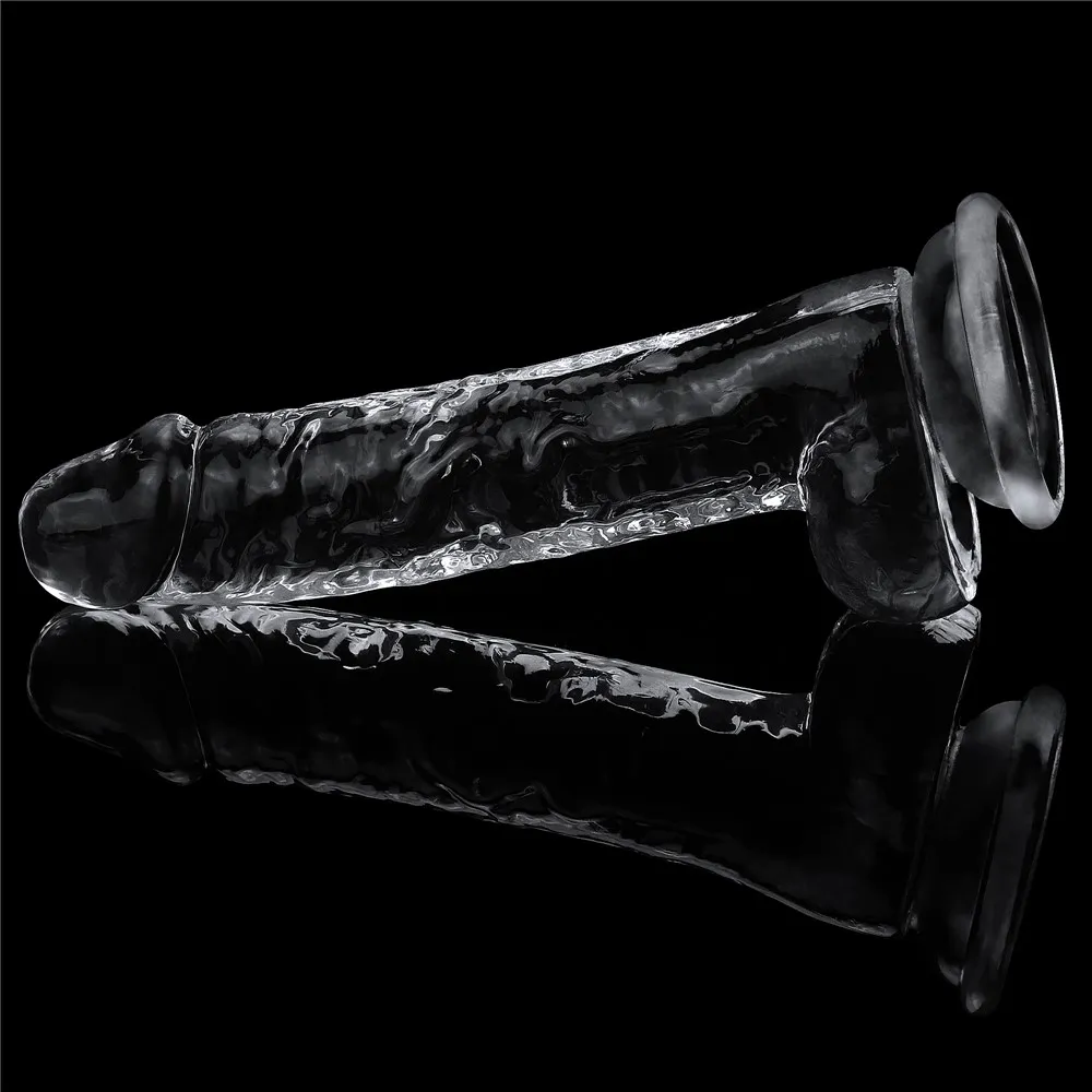Lovetoy Flawless Clear Dildo 7.5 - Dildo, Przezroczysty, 19 cm