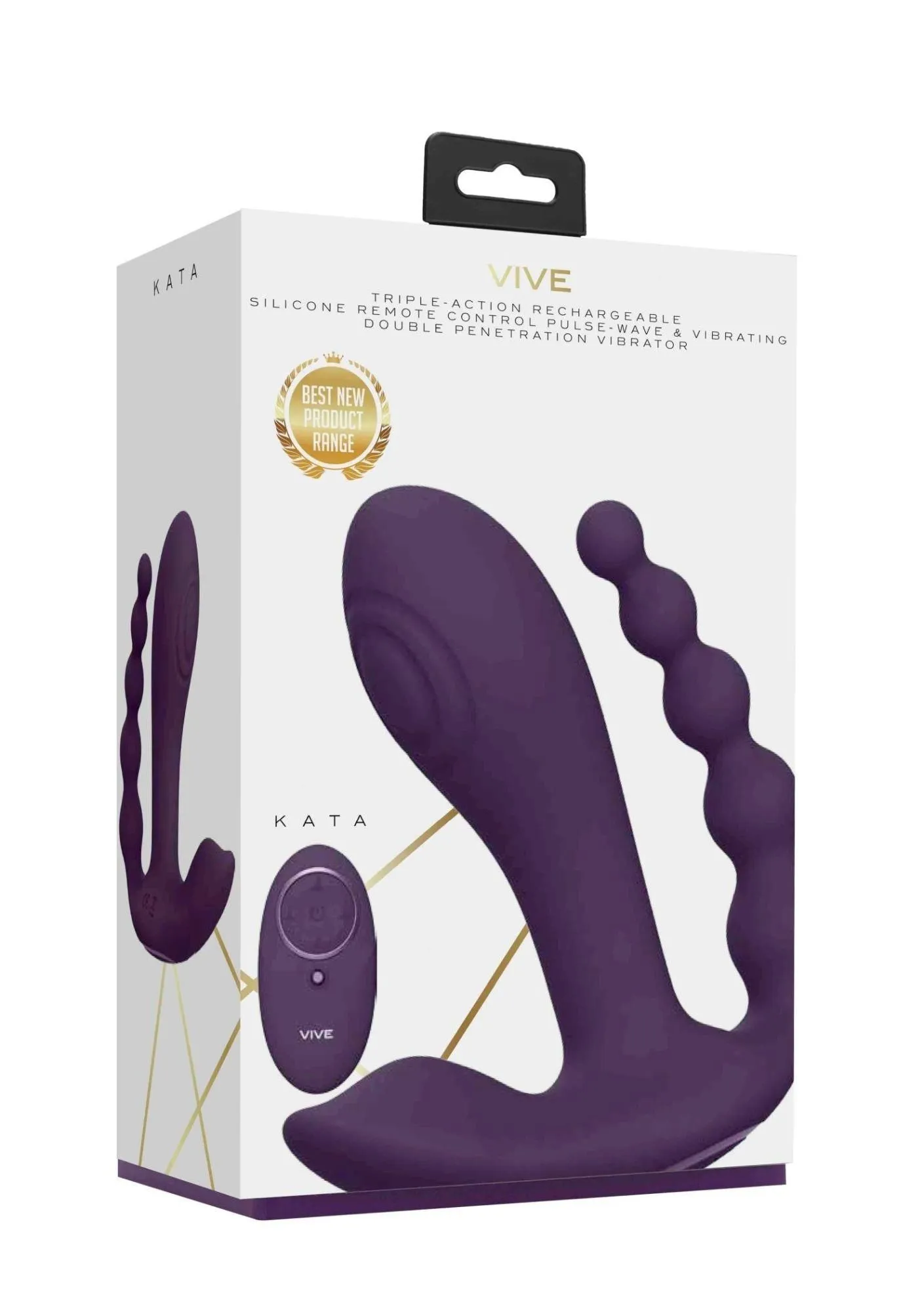 ShotsToys Kata - Stymulator prostaty, Fioletowy, 12 cm