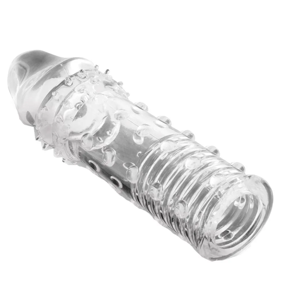 Насадка на пенис Glamy Love Extension, 15 см (прозрачный)