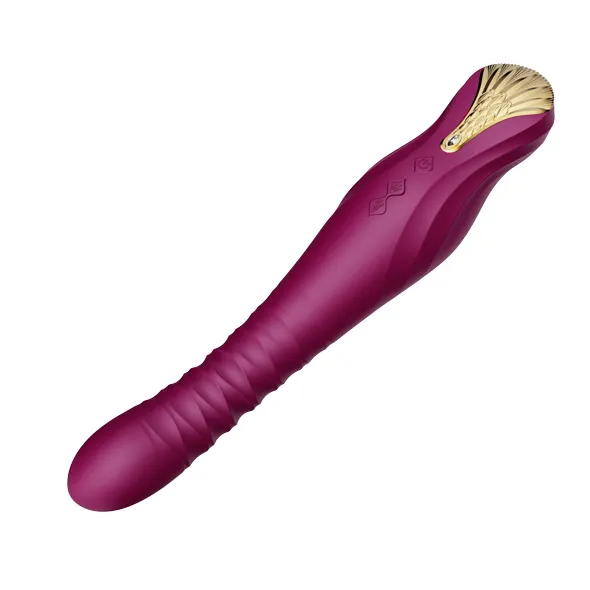 Zalo King Vibrating Thruster - Wibrator, Fioletowy, 30, 2 cm