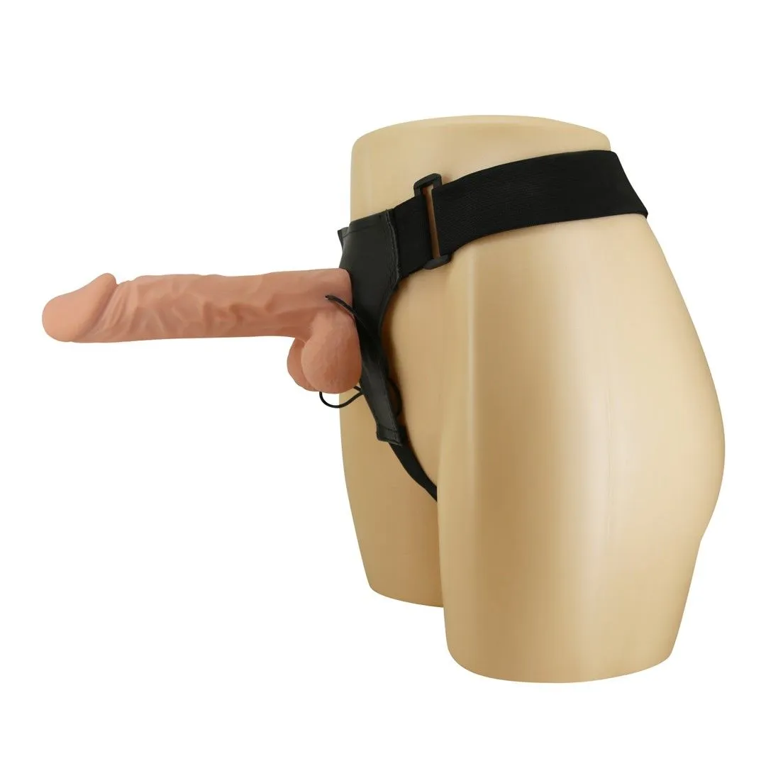 BAILE Ultra Passionate - Strapon, W kolorze cielistym, 24 cm