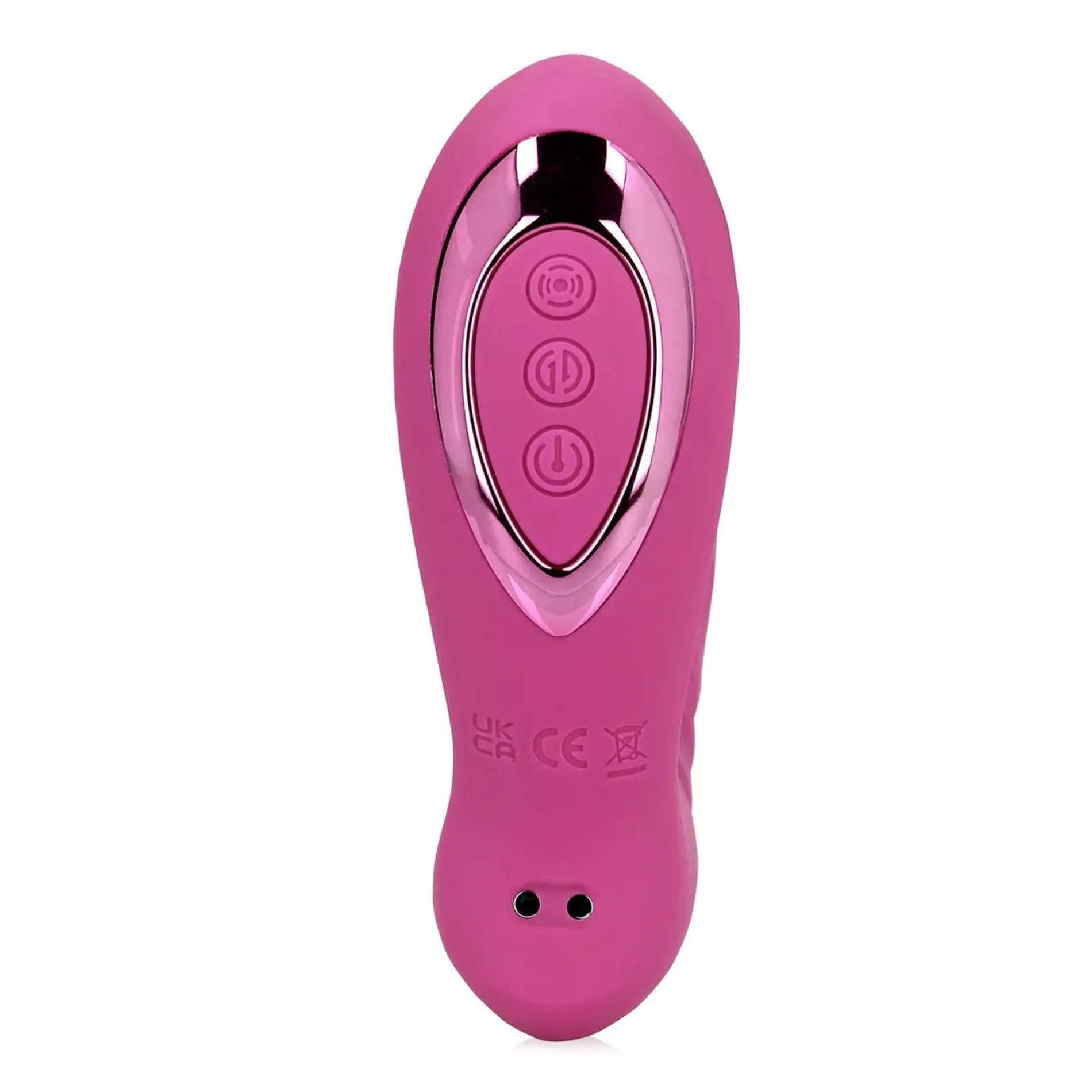 Вибратор Loveline Thrusting and Tapping, 15.6 см (розовый)