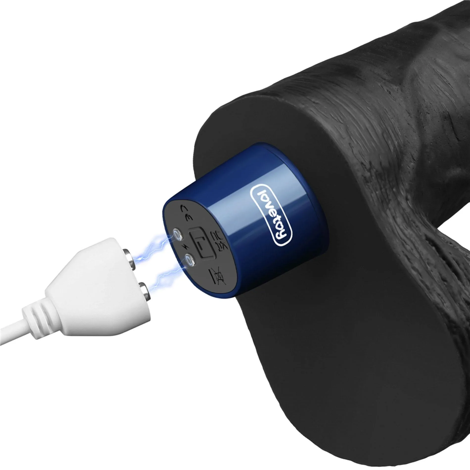 Вибратор Lovetoy Real Softee 9", 23 см (черный)