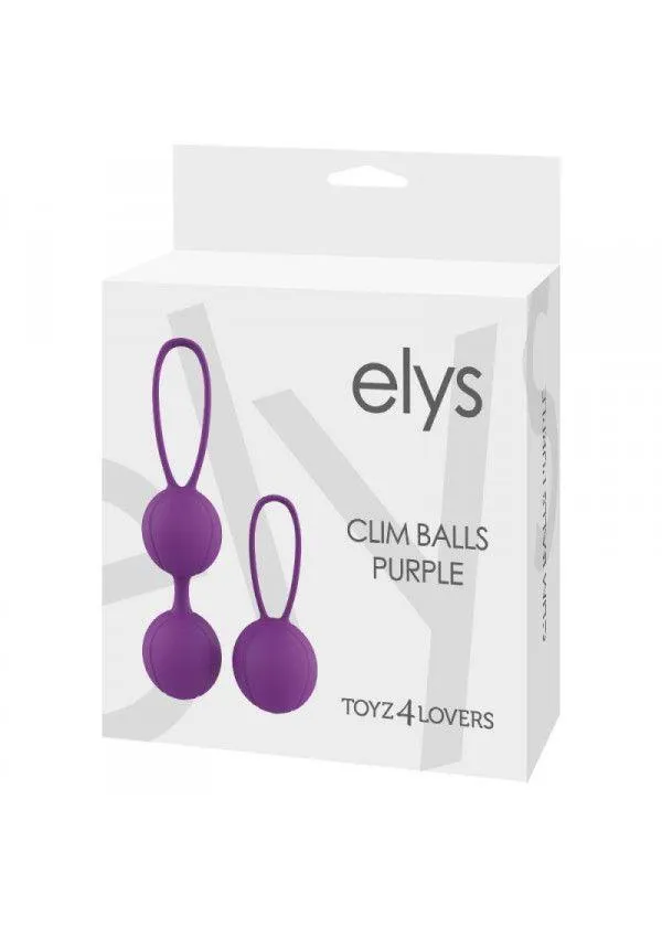 Elys Clim Balls - Kulki gejszy, Fioletowy