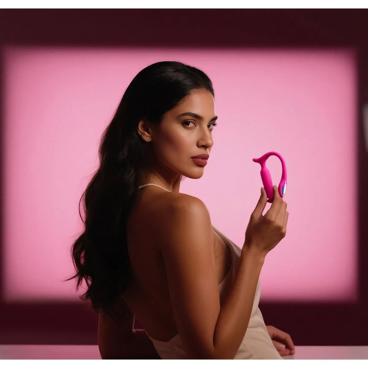 Анальна пробка Lovense Lush Anal, 9.8 см (рожевий)
