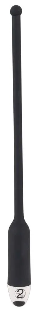 Уретральная вставка Silicone Dilator Urethral Vibrator, 27 см (черный)