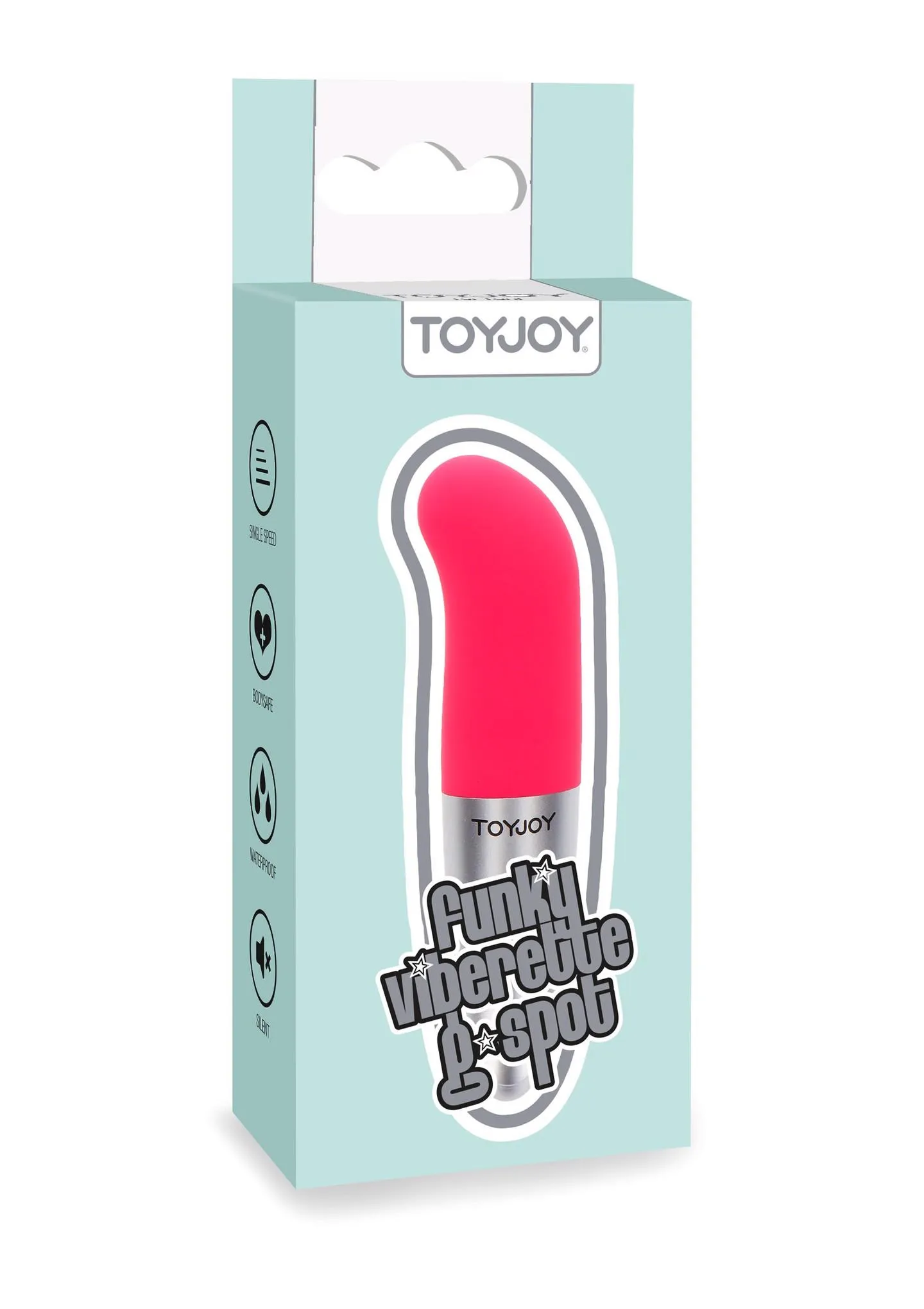 Міні-вібратор ToyJoy Viberette G-Spot, 12 см (рожевий)