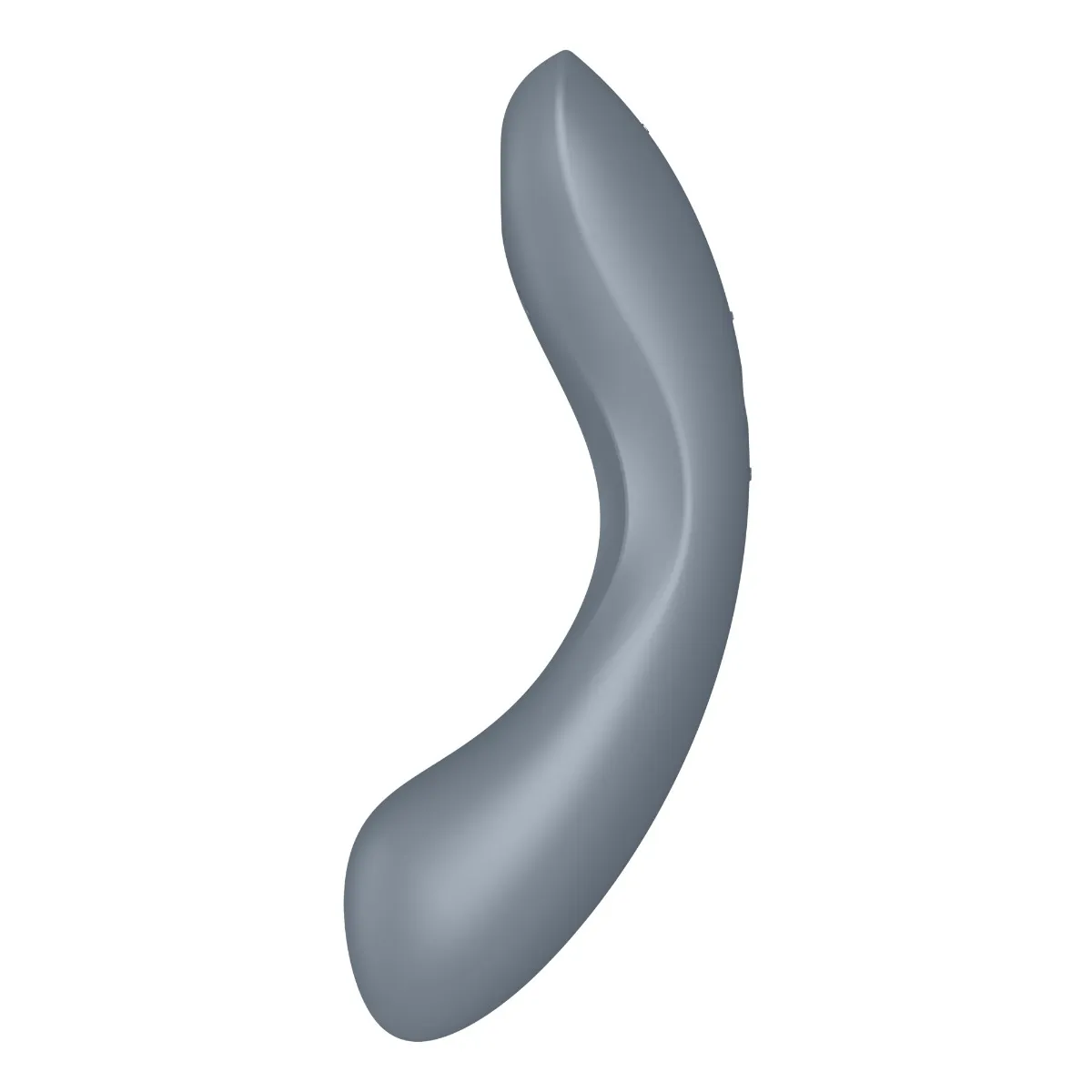 Вакуумний стимулятор клітора з вібрацією Satisfyer Curvy Trinity 1 (сірий)