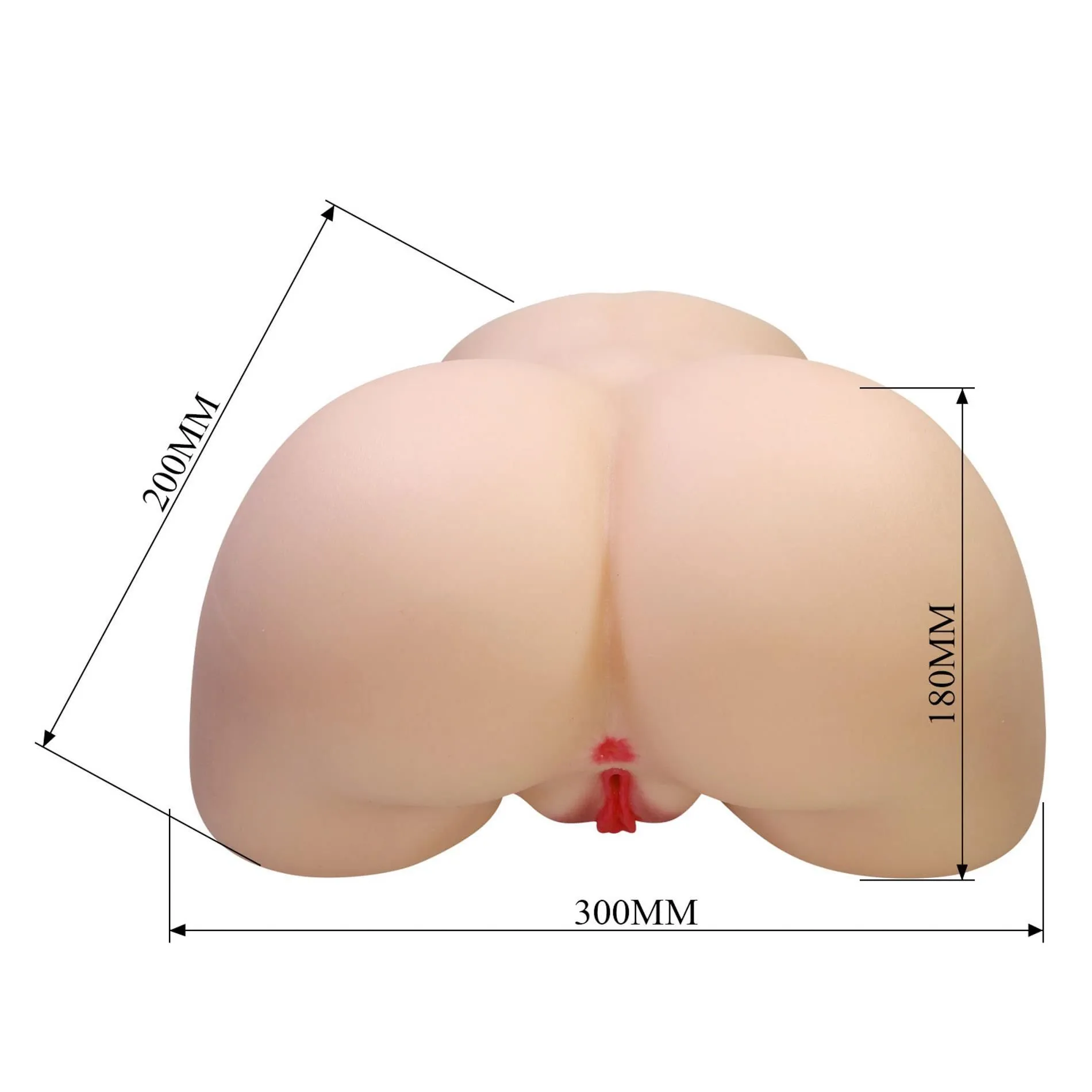 Crazy Bull Olivia - Masturbator, W kolorze cielistym, 20 cm
