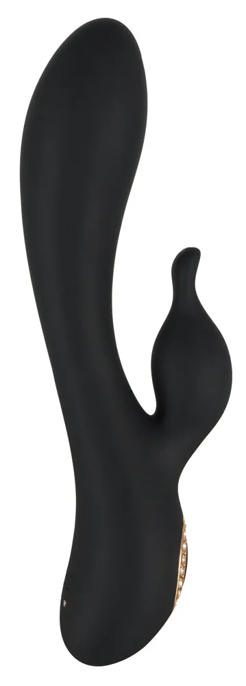 Cleopatra Rabbit - Wibrator królik, Czarny, 19, 7 cm