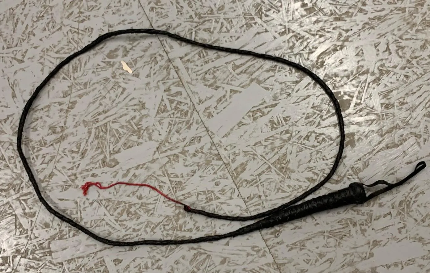 Хлыст Power Escorts Kinky Fetish Mega Whip, 225 см (черный)