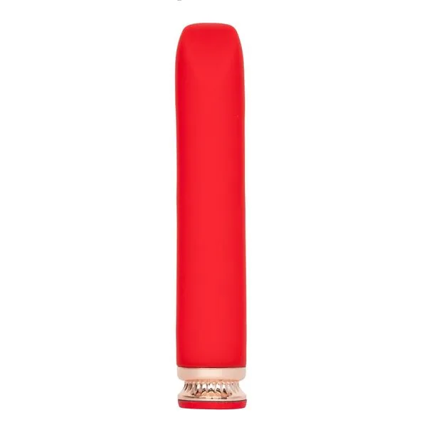 B - Series Fox Silicone vibrator - 3 speeds and 6 frequencies - Wibrator, Czerwony, 13 cm
