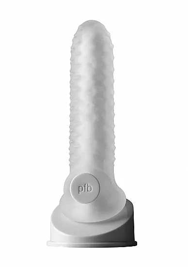 Насадка на пенис Perfect Fit Fat Boy Micro Rib SilaSkin, 19 см (прозрачный)