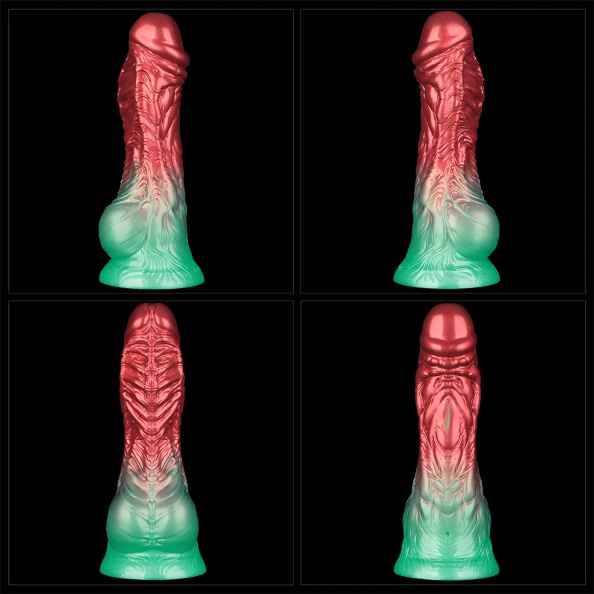 Фалоімітатор Lovetoy Dual Density 8'', 21 см (червоний)