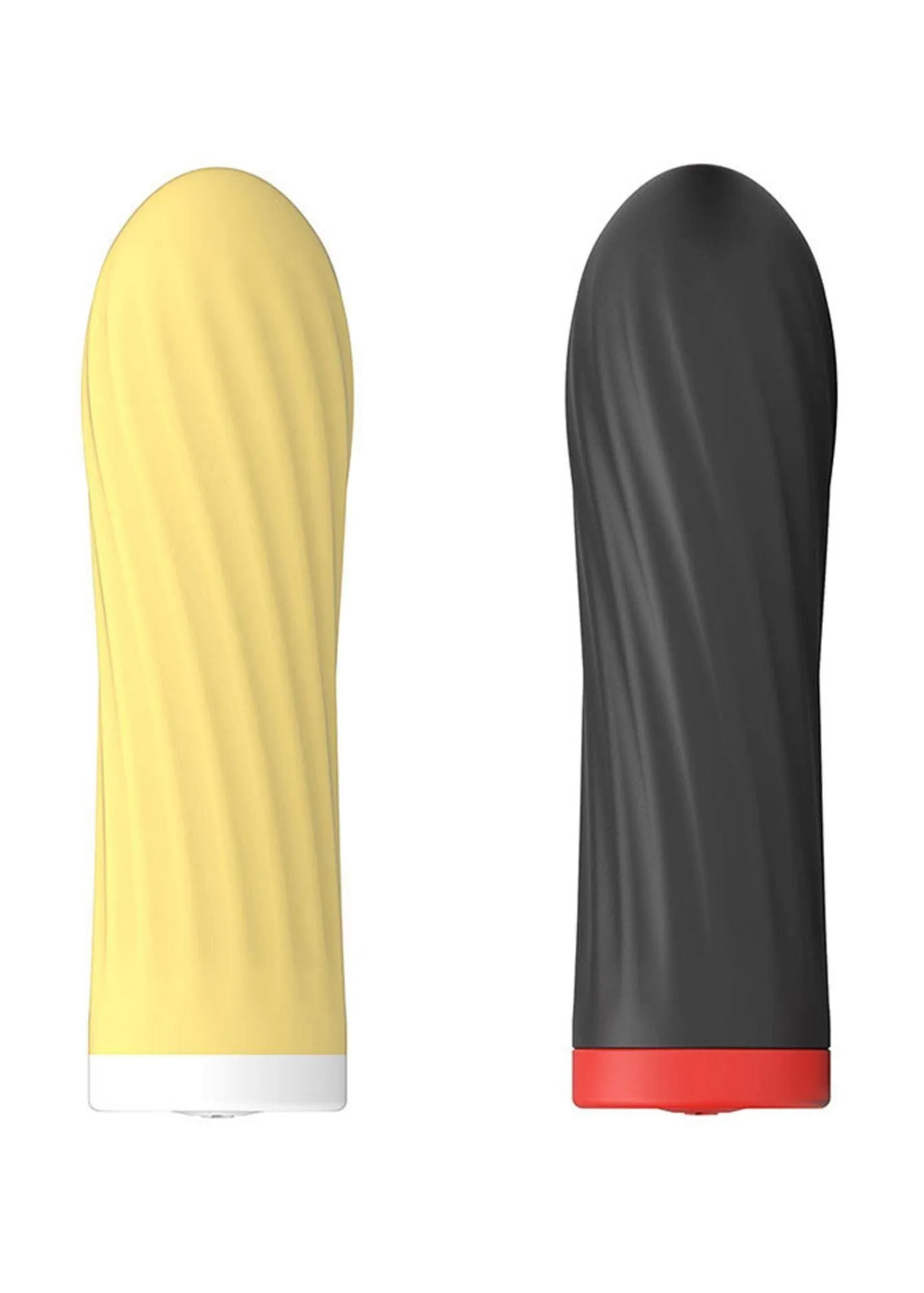 B - Series Magic Rechargeable Silicone Touch - Wibrator, Czarny, 8.5 cm