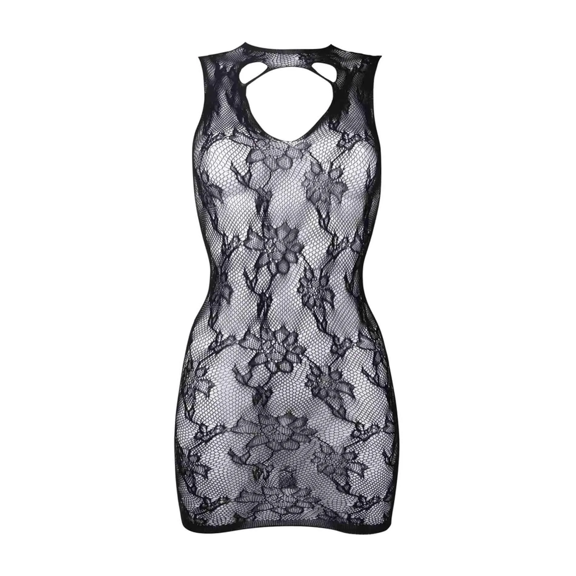 Міні-сукня Le Désir High Neck Lace, One Size (чорний)