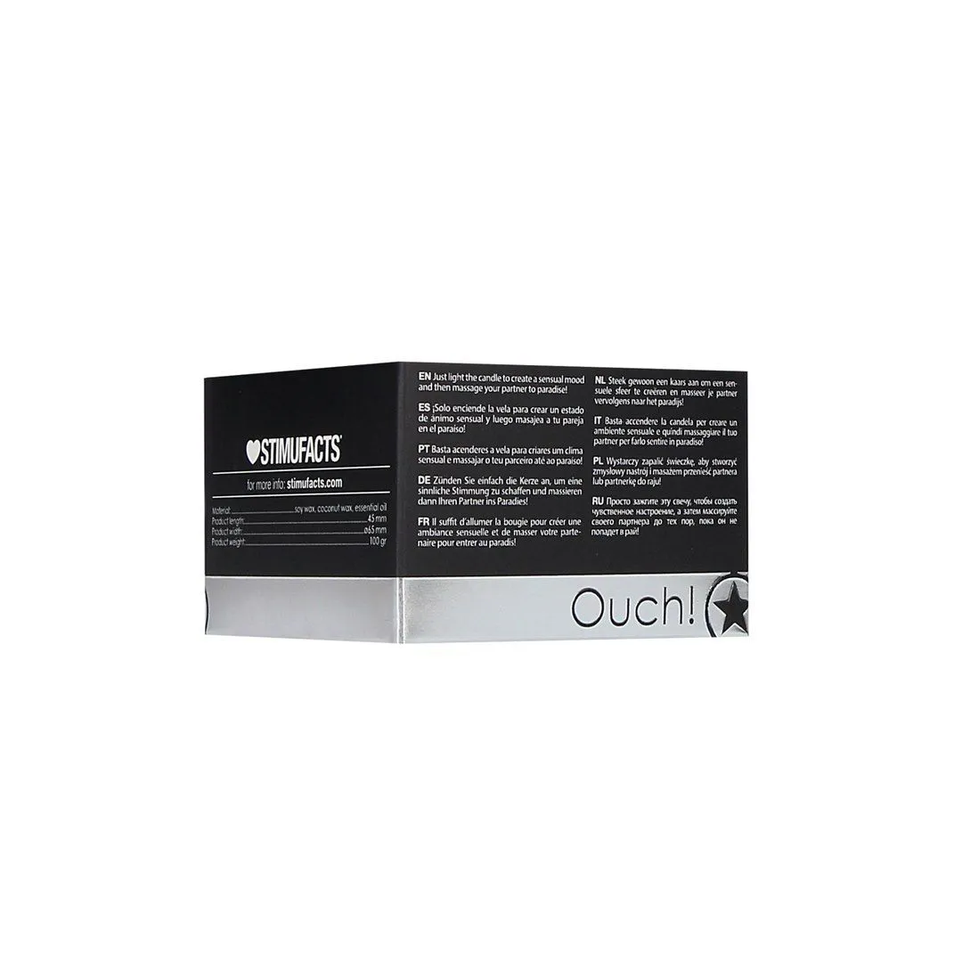 Массажная свеча Ouch! с ароматом розы, 100 г