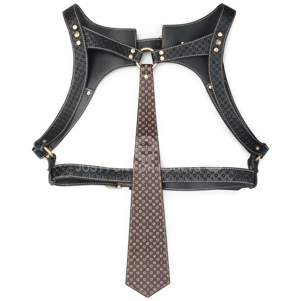 Портупея Rebellion Reign Full Body Harness регульована (чорний)