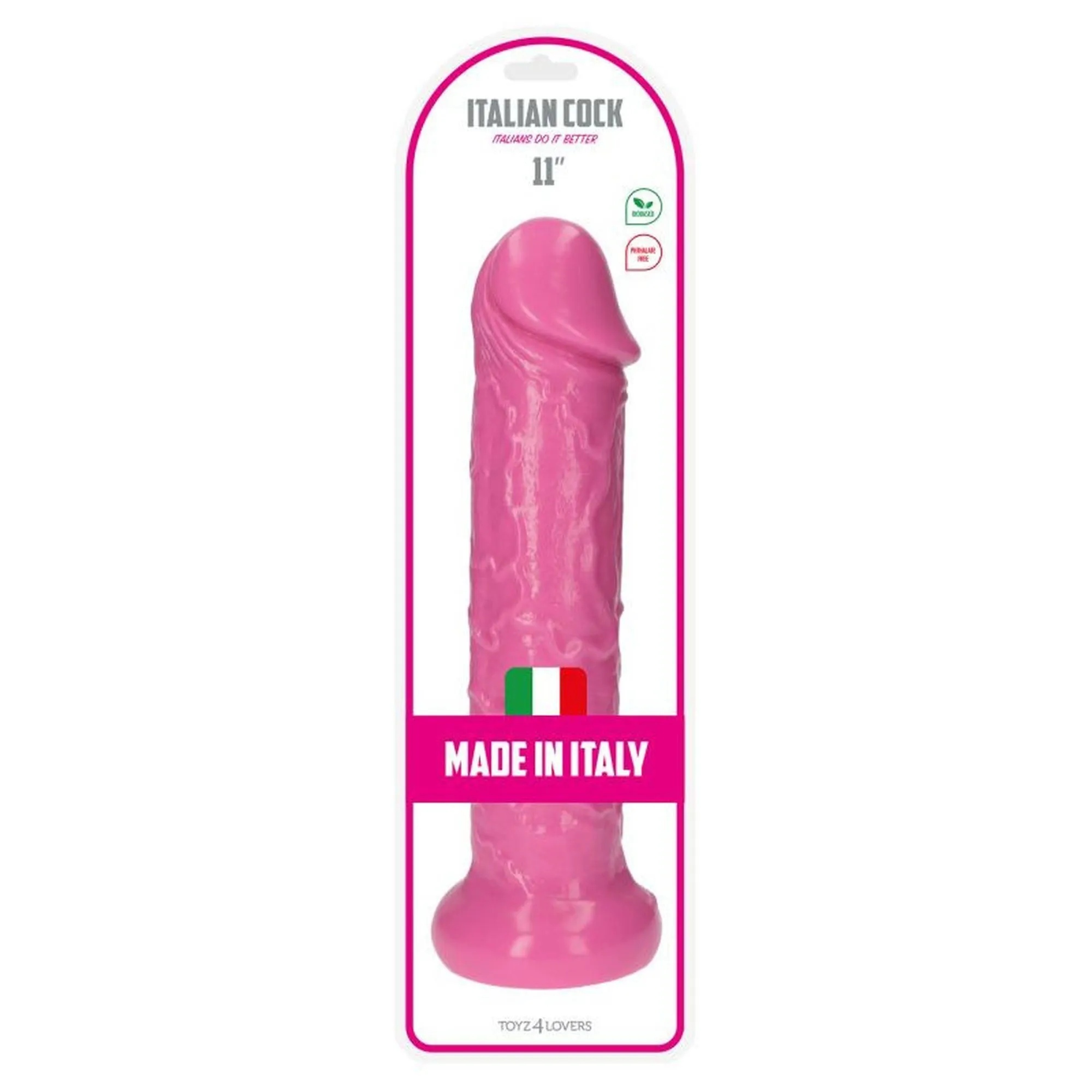 Фалоімітатор Toyz4lovers Ercole, 28.5 см (рожевий)