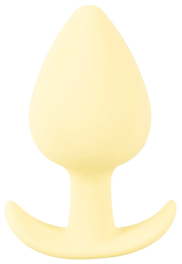 Cuties - Korek analny, Żółty, 6, 5 cm