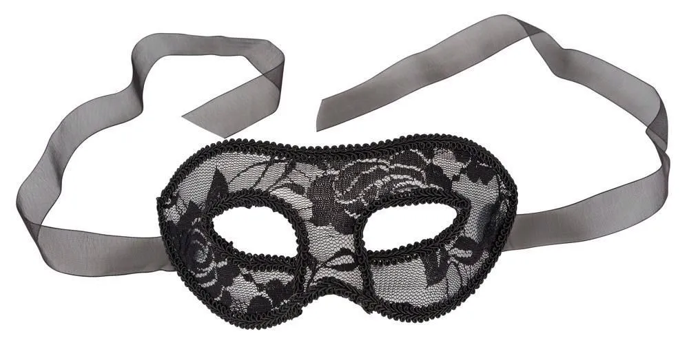 Мереживна маска Accessoires Cottelli Collection Lace (чорний)