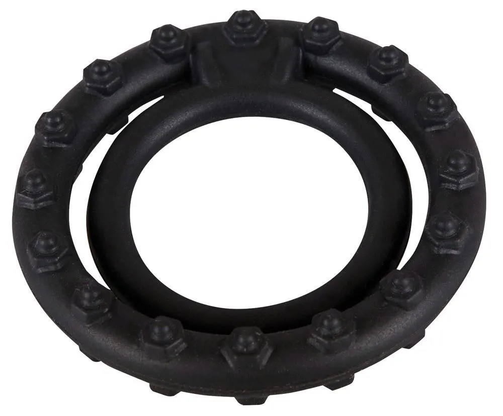 You2Toys Steely Cockring - Pierścień erekcyjny, Czarny, 3, 7 cm