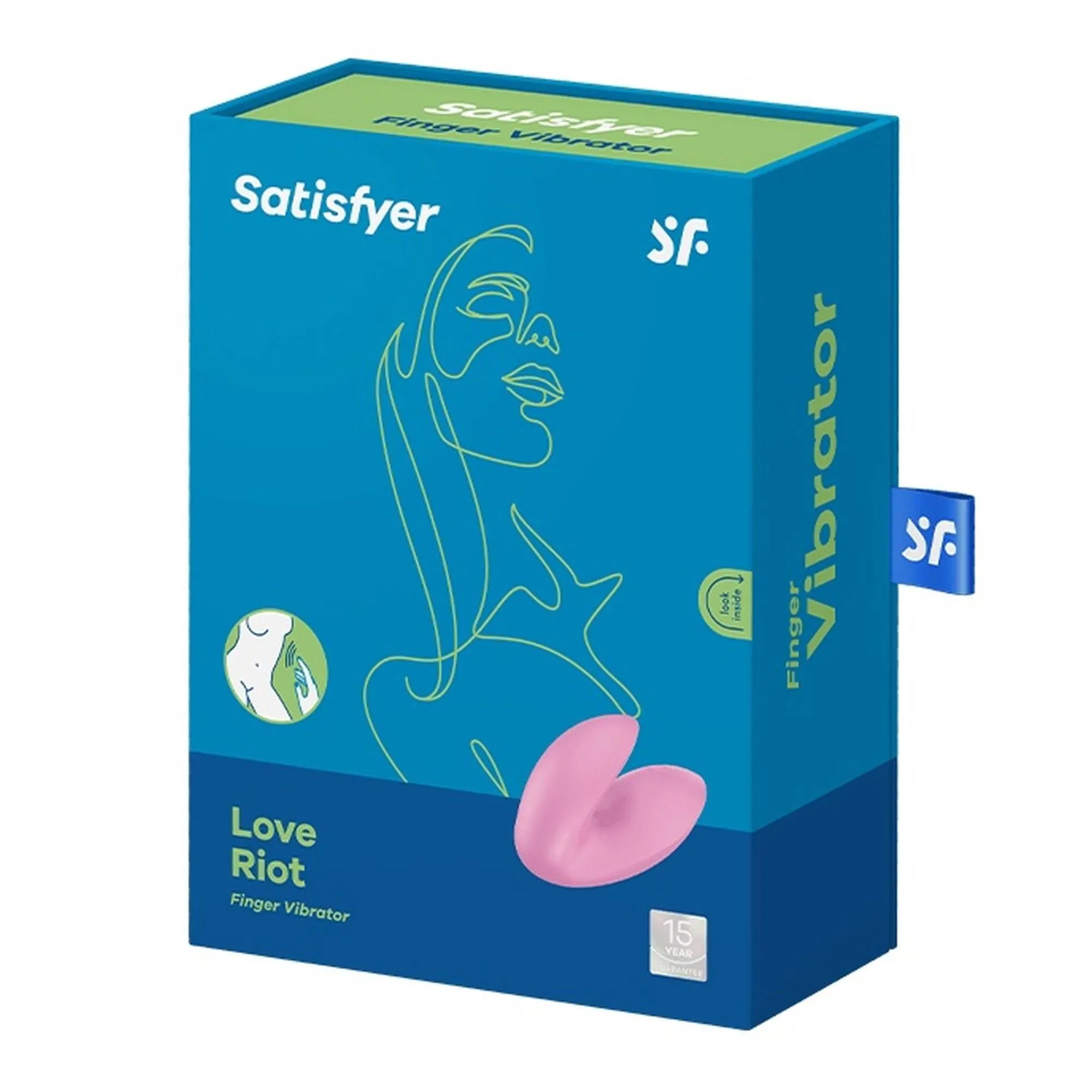 Вібратор на палець Satisfyer Love Riot, 6 см (рожевий)