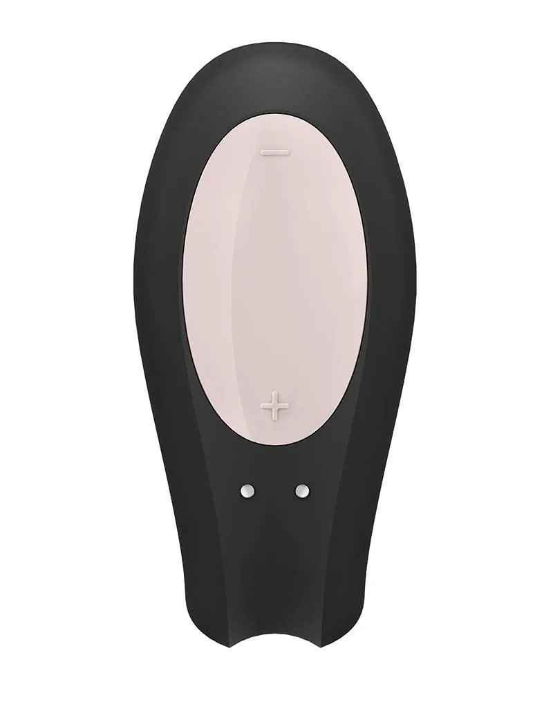 Вібратор для пар Satisfyer Double Joy, 9 см (чорний)