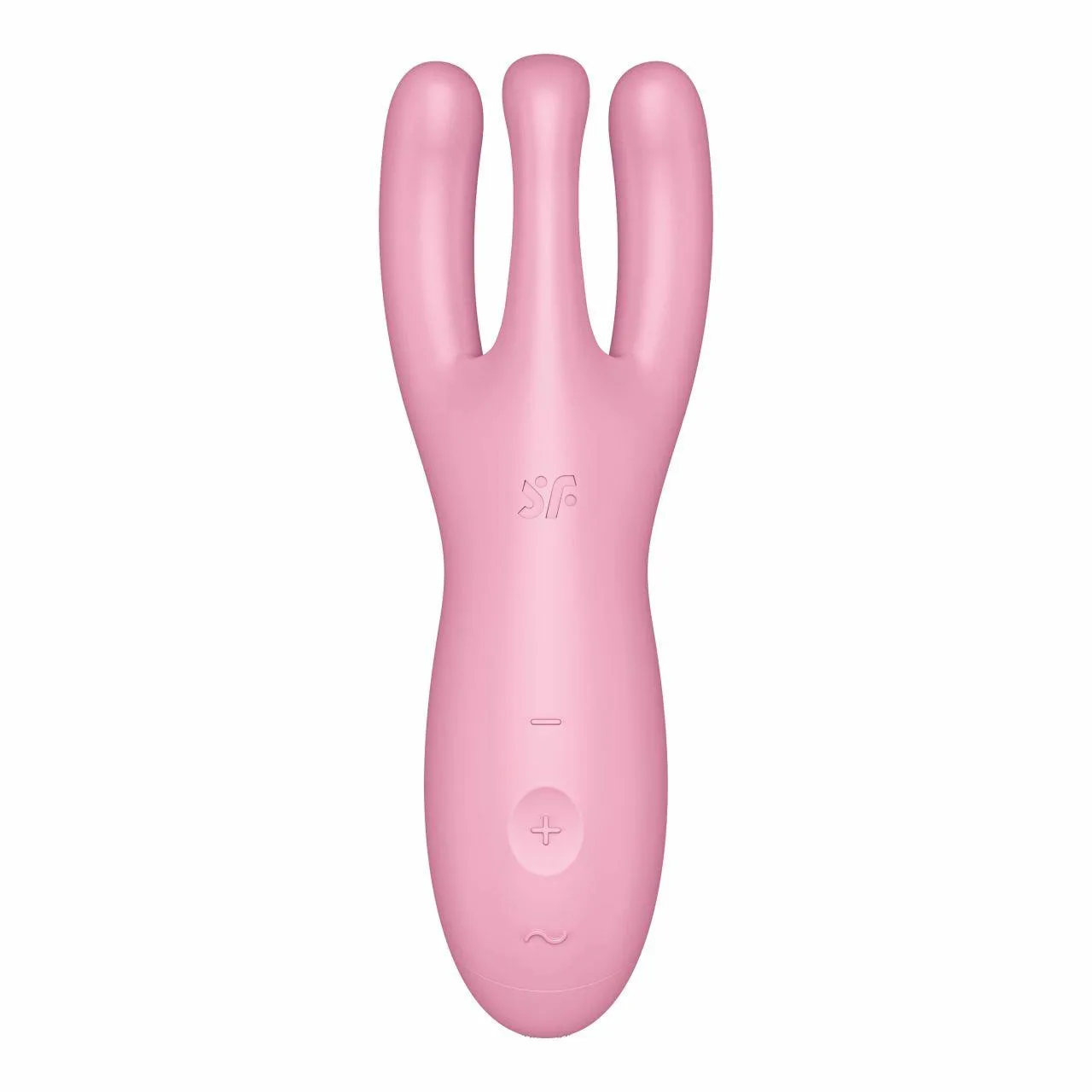 Вибратор для клитора Satisfyer Threesome 4, 14 см (розовый)