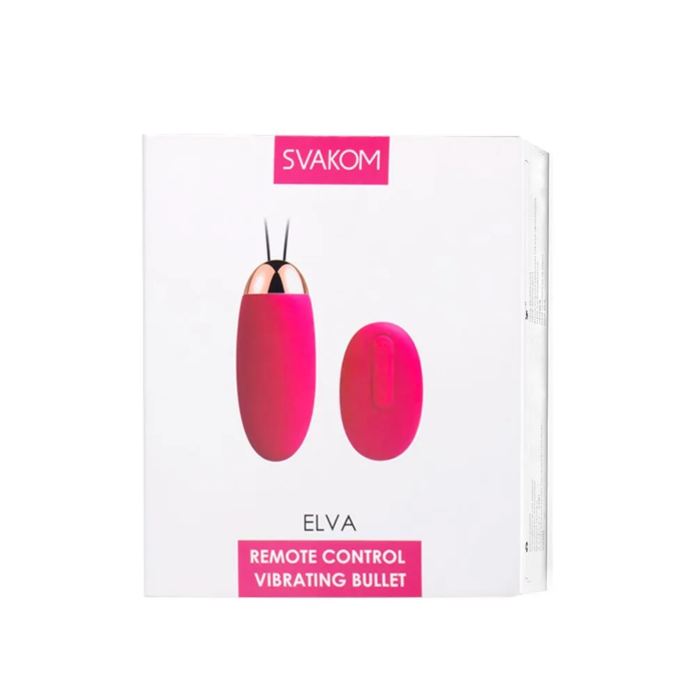 Виброяйцо Svakom Elva, 8 см (розовый)