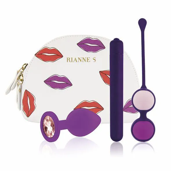 Набор секс-игрушек Rianne S Essentials First Vibe Kit, 3 шт (фиолетовый)