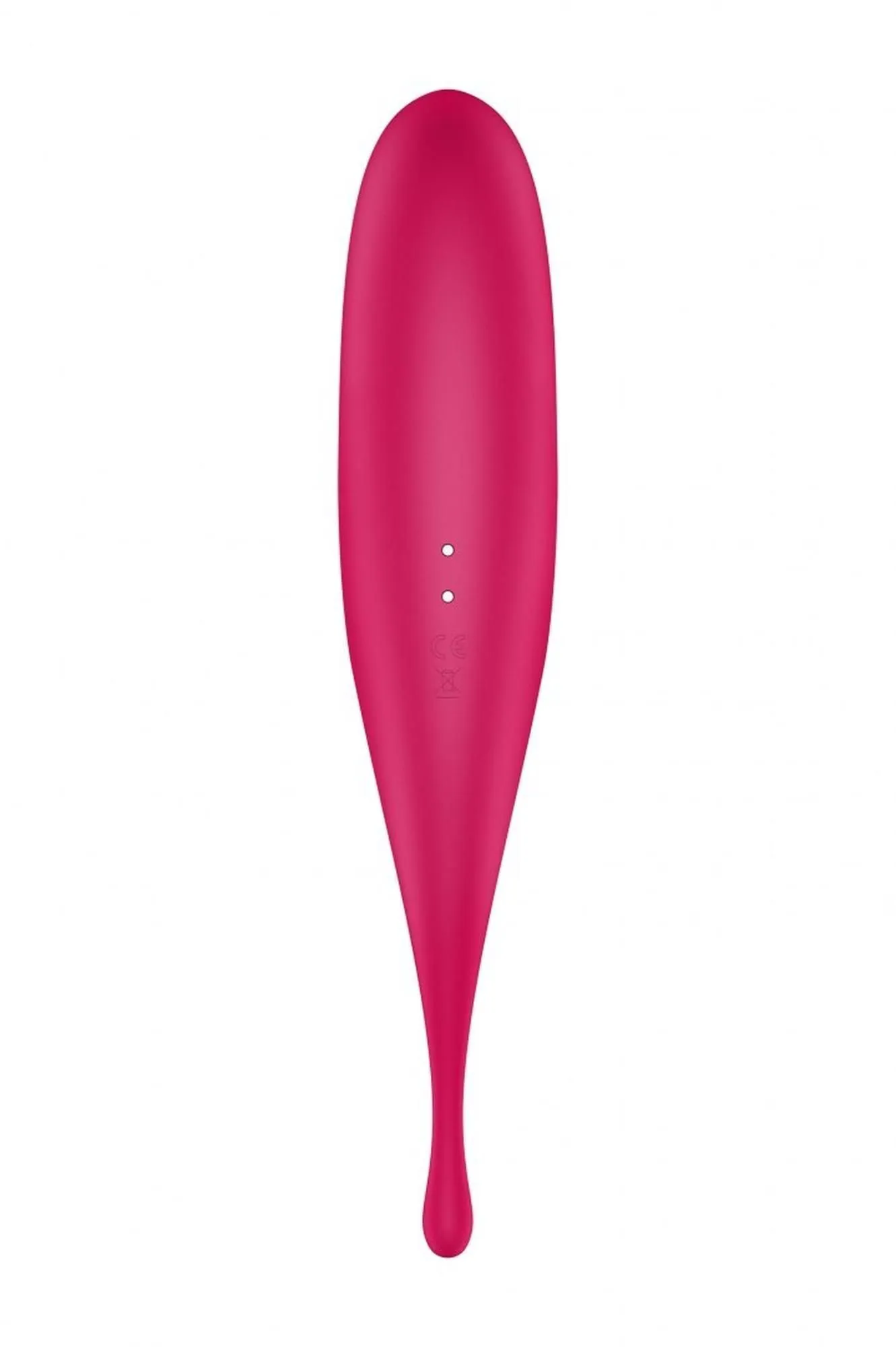 Вакуумний стимулятор клітора з вібрацією Satisfyer Twirling Pro (червоний)