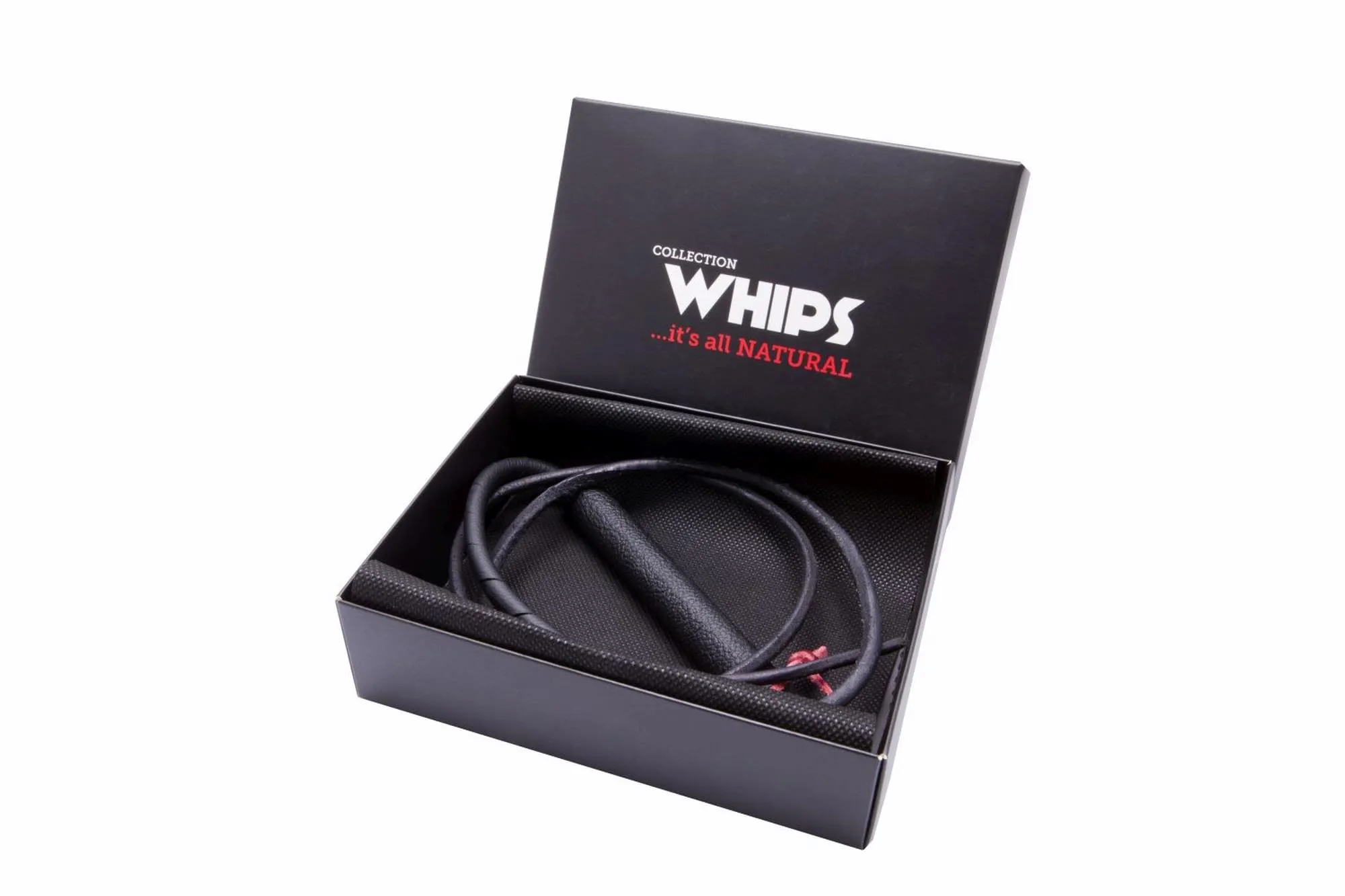 Плеть Whips Collections Bat кожаная, 140 см (черный)