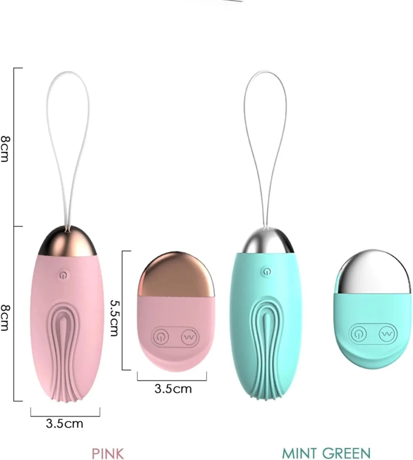 Argus Remote Vibrating Egg - Wibrujące jajko, Różowy, 7.9 cm