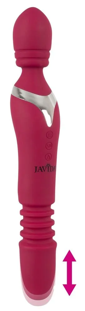 Вібратор Javida Warming & Thrusting Vibe, 27 см (рожевий)