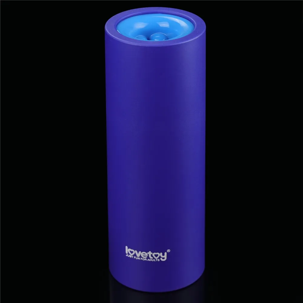 Lovetoy O-Sensual Discreet Blow Job Stroker - Masturbator, Niebieski, 19 cm