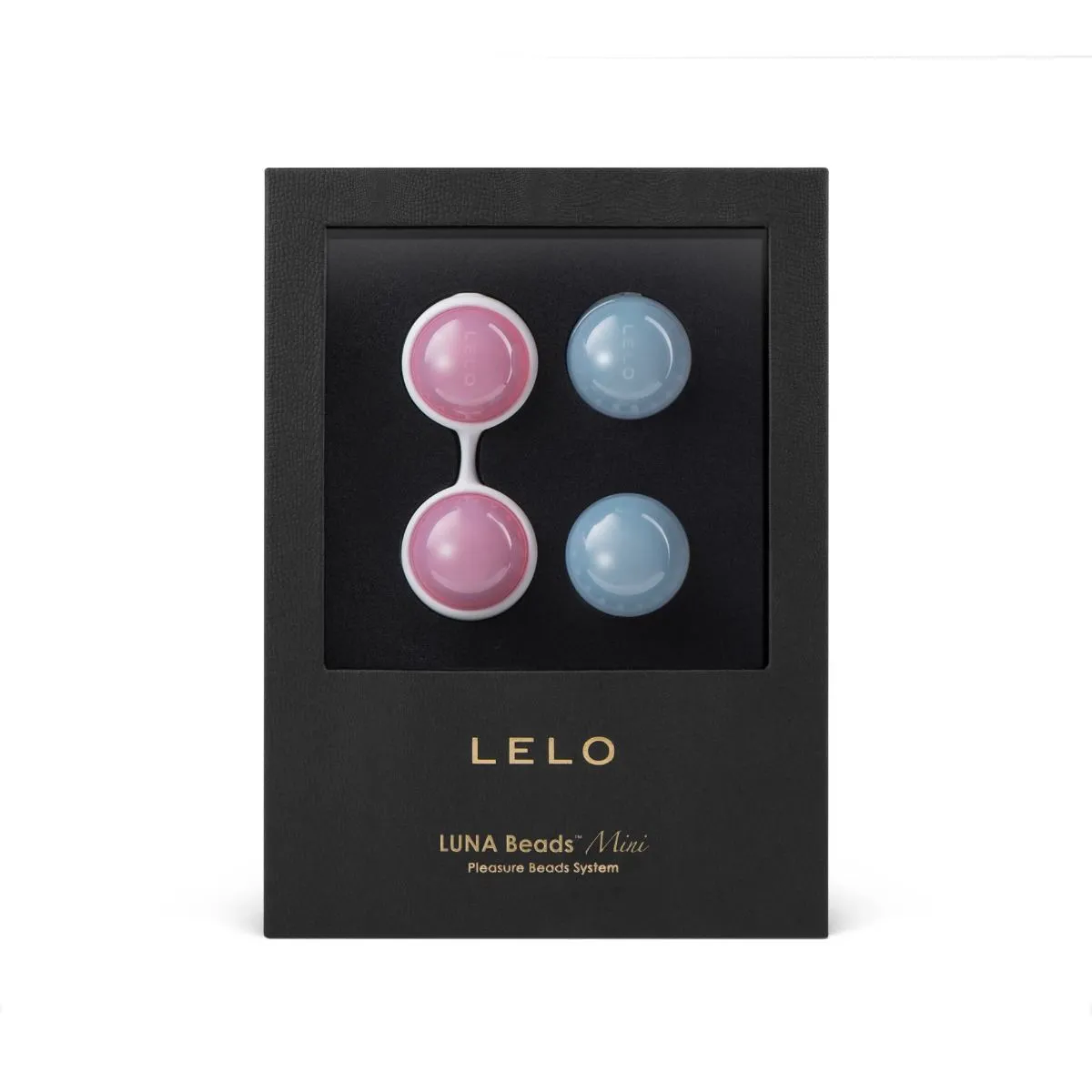 Lelo Luna Beads Mini -, Różowy-Niebieski, 7.5 cm