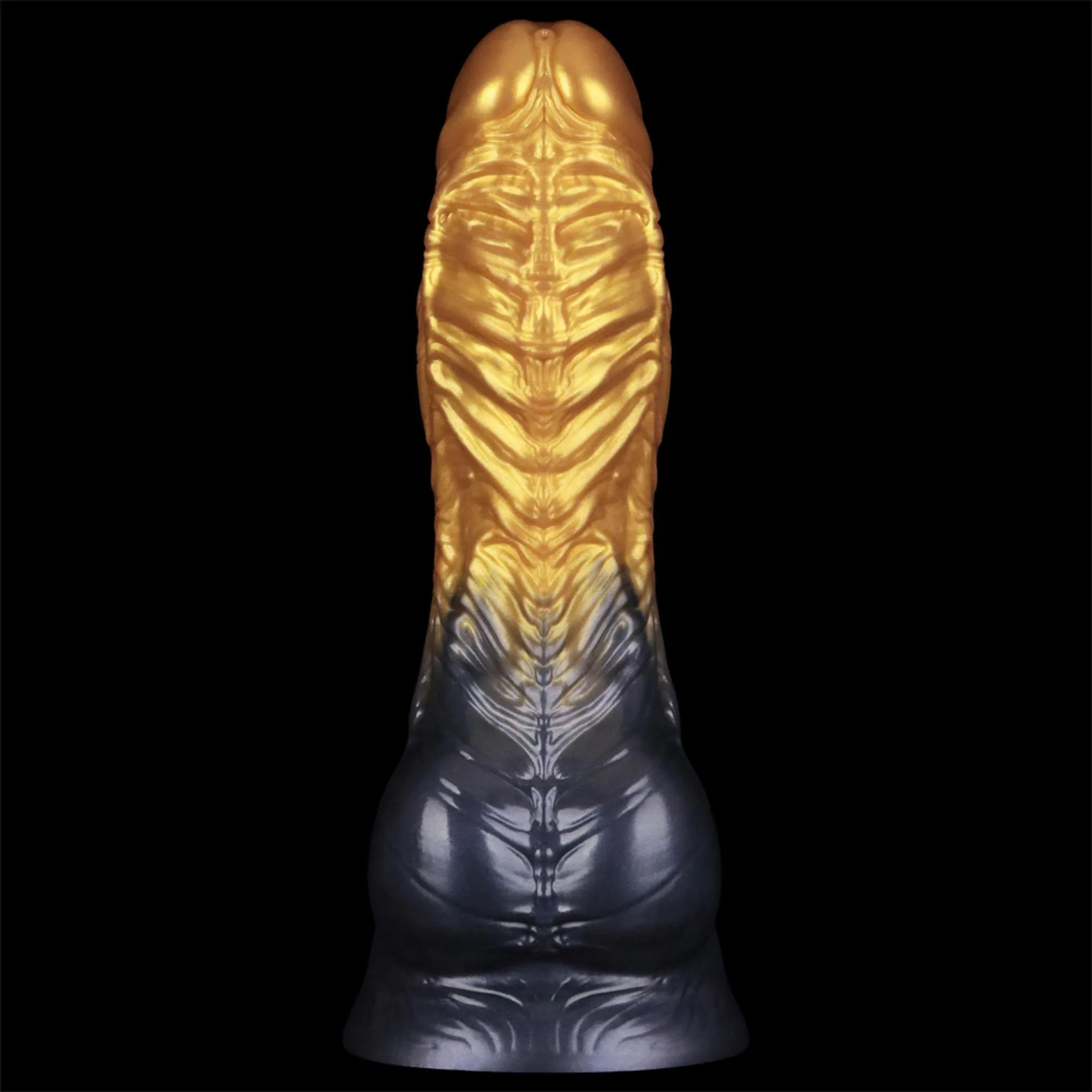 Фалоімітатор Lovetoy Dual Density 8'', 21 см (золотий)