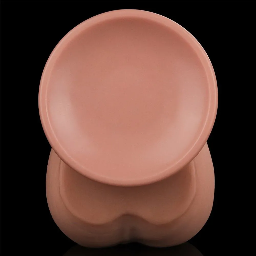 Фалоімітатор LoveToy Sliding-Skin Dual Layer Dong, 29 см (тілесний)