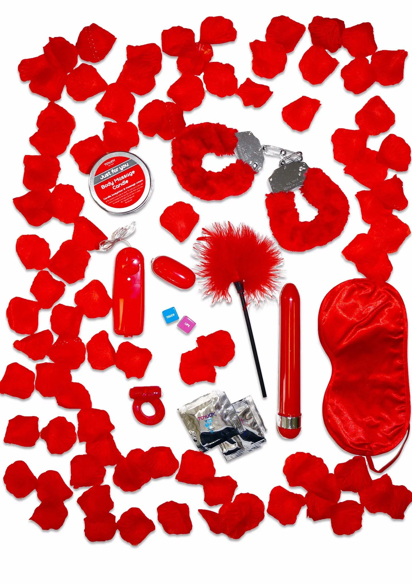 Набір секс іграшок Romance Gift Set, 7 шт (червоний)