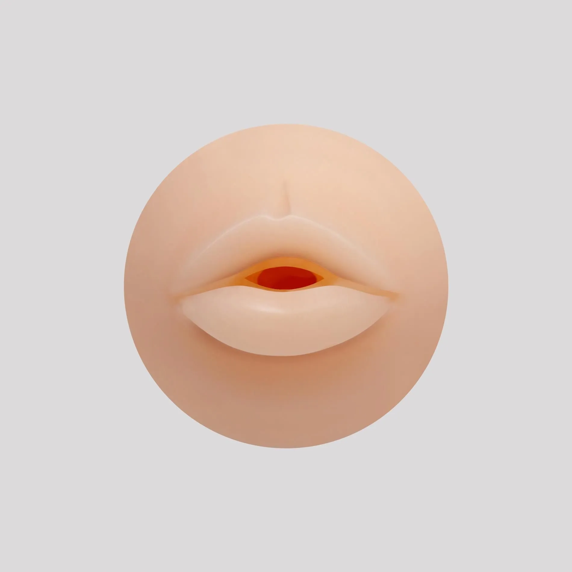 Мастурбатор яйце Crushious Ezy Egg Mouth (тілесний)