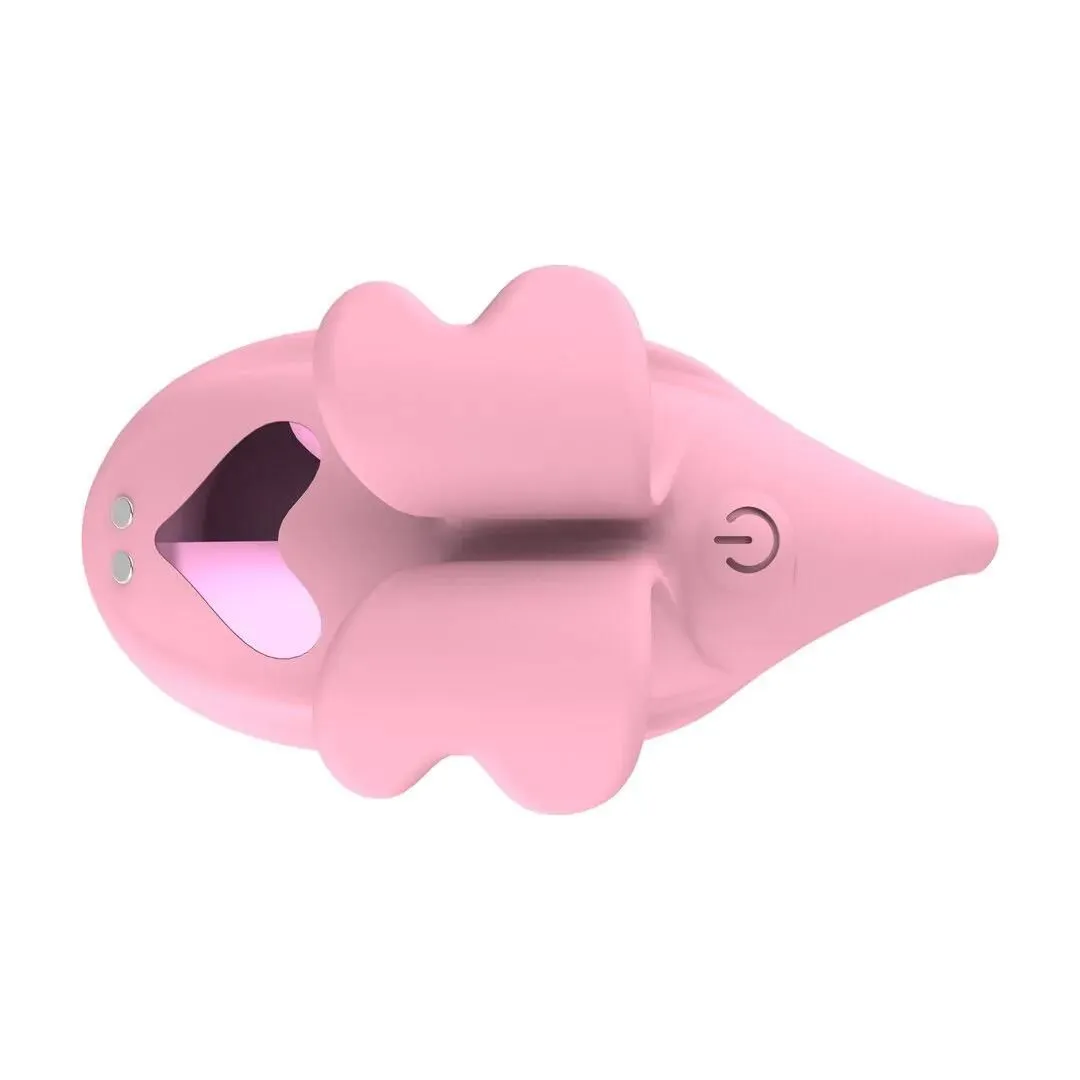 Вибратор на палец Loveline Finger Dual, 8.5 см (розовый)