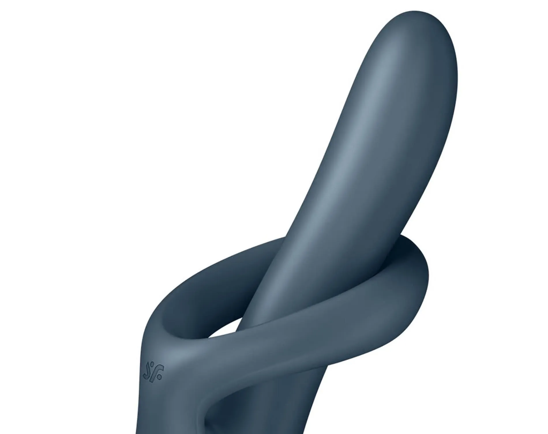 Вібратор Satisfyer Heat Flex 4, 23 см (сірий)
